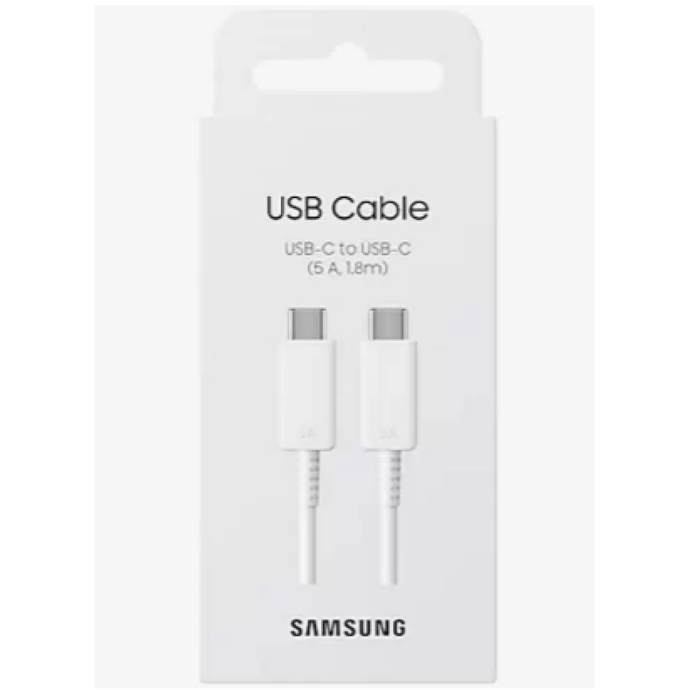 Кабель Type-C - Type-C SAMSUNG EP-DX310 (3A/1.8m) белый ORG