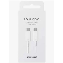 Кабель Type-C - Type-C SAMSUNG EP-DX310 (3A/1.8m) белый ORG
