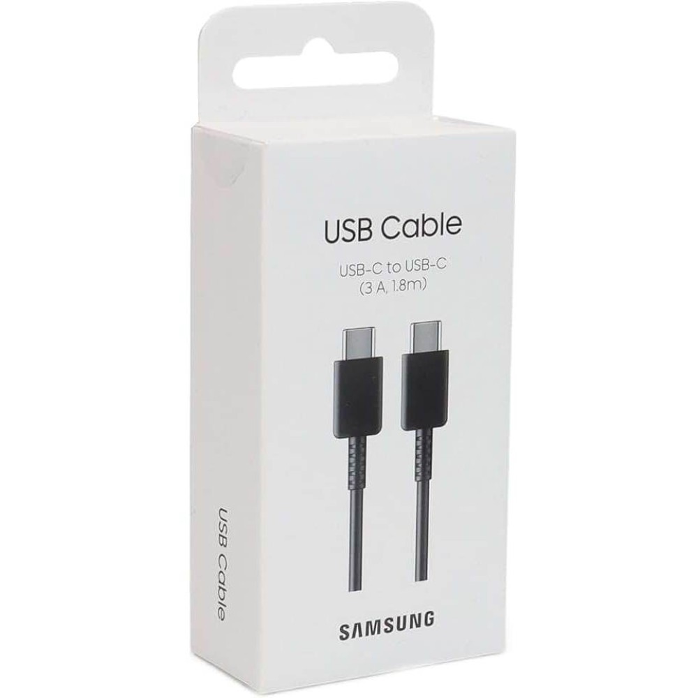 Кабель Type-C - Type-C SAMSUNG EP-DX310 (3A/1.8m) черный ORG