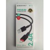 Кабель USB - Lightning BOROFONE BX110 (2.4A/1m) черный