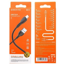 Кабель USB - Lightning BOROFONE BX51 (2.4A/1m) черный