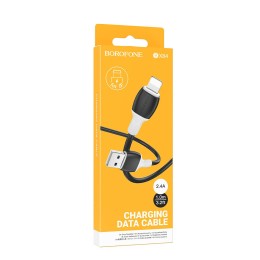 Кабель USB - Lightning BOROFONE BX84 (2.4A/1m) черный