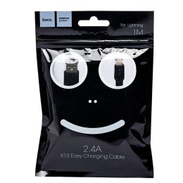 Кабель USB - Lightning HOCO X13 (2.4A/1m) черный