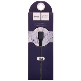 Кабель USB - Lightning HOCO X20 (2.4A/1m) черный
