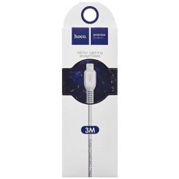 Кабель USB - Lightning HOCO X20 (2.4A/3m) белый