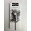 Кабель USB - Lightning RECRSI M24 (2m/текстиль) черный