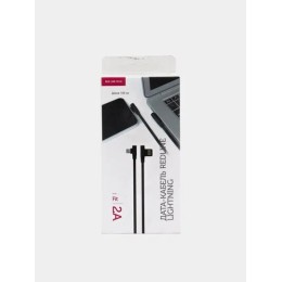 Кабель USB - Lightning Red Line Fit (2A/1m) черный