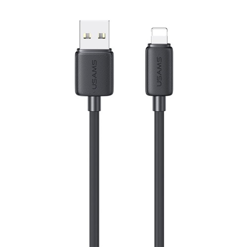 Кабель USB - Lightning USAMS SJ694 (2.4A/2m) черный