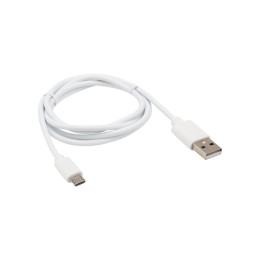 Кабель USB - Micro USB (1.5A/1m/длинный штекер) белый