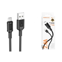 Кабель USB - Micro USB BOROFONE BX111 (2.4A/1m) черный