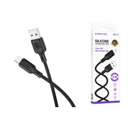Кабель USB - Micro USB BOROFONE BX113 (2.4A/1m) черный