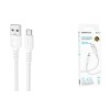 Кабель USB - Micro USB BOROFONE BX116 (2.4A/1m/текстиль) белый