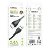Кабель USB - Micro USB BOROFONE BX121 (2.4A/1m) черный