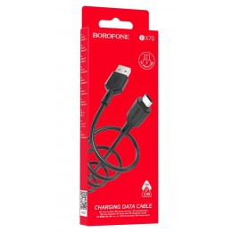 Кабель USB - Micro USB BOROFONE BX70 (2.4A/1m) черный