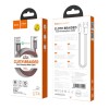 Кабель USB - Micro USB HOCO U74 (2.4A/1.2m/текстиль) красный
