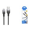 Кабель USB - Micro USB HOCO X109 (2.4A/3m/силиконовый) черный