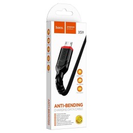 Кабель USB - Micro USB HOCO X59 (2.4A/1m) черный