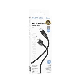 Кабель USB - Type-C BOROFONE BX106 (3A/1m) черный