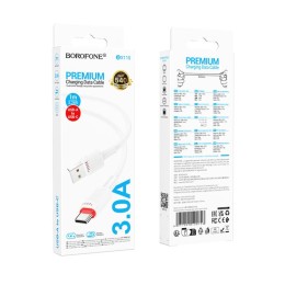 Кабель USB - Type-C BOROFONE BX110 (3A/1m) белый