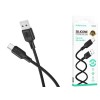 Кабель USB - Type-C BOROFONE BX113 (3A/1m/силиконовый) черный