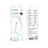 Кабель USB - Type-C BOROFONE BX116 (3A/1m/текстиль) белый