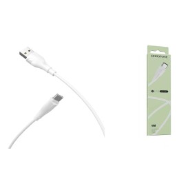 Кабель USB - Type-C BOROFONE BX18 (3A/1m) белый