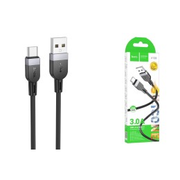 Кабель USB - Type-C HOCO X109 (3A/3m/силиконовый) черный