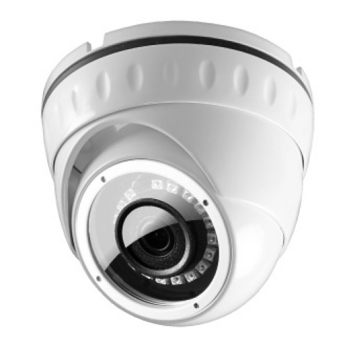 Камера видеонаблюдения IP 2.0Mp, Ginzzu HID-2031S, Sony 323, 3.6mm, купол, IR20м, IP66, металл