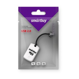 Картридер SMARTBUY 706 MicroSD белый