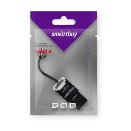 Картридер SMARTBUY 707 MicroSD черный