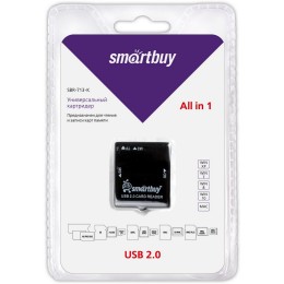 Картридер SMARTBUY 713 (microSD/SD/MMS/M2/MS) черный