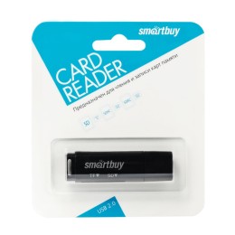 Картридер SmartBuy 715 (microSD/SD) черный