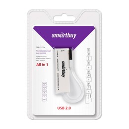 Картридер SMARTBUY 717 (microSD/SD/MMS/M2/MS) белый