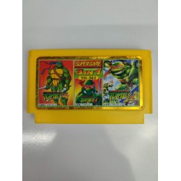 Картридж Dendy 3в1 YH363 TURTLES 1, TURTLES 2, TURTLES 4