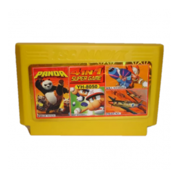 Картридж DENDY 4в1 YH8050 (PANDA+BASEBALL+ROCKMAN+BOL)