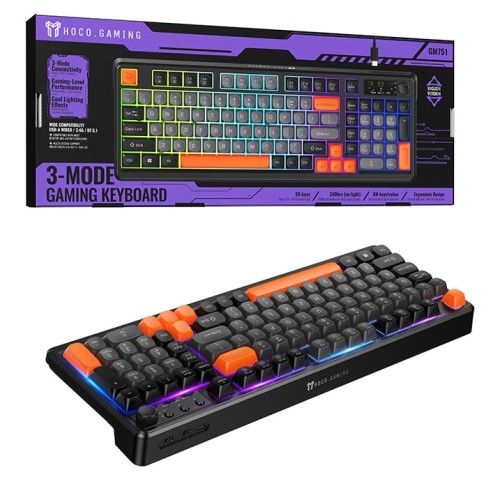 Клавиатура игровая проводная HOCO GM751 черная