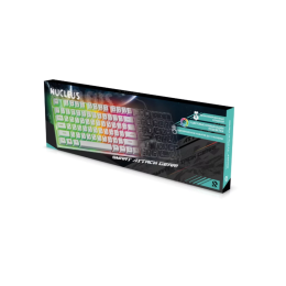 Клавиатура игровая SMARTBUY RUSH 320 Nucleus мультимедийная белая