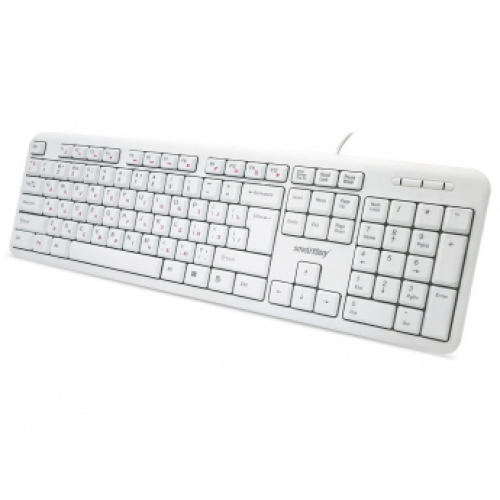 Клавиатура проводная SMARTBUY 210 белая