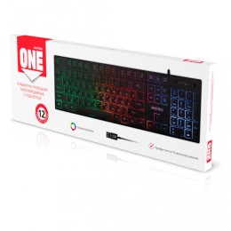 Клавиатура проводная SMARTBUY 251 ONE USB с подсветкой черная