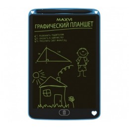 LCD планшет для заметок и рисования Maxvi MGT-01 8,5" синий