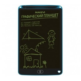 LCD планшет для заметок и рисования Maxvi MGT-01C 8,5" синий 