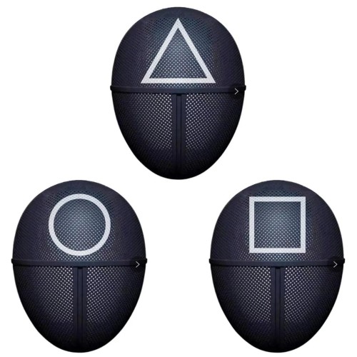 Маска "Игра в кальмара" треугольник