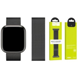 Металлический ремешок для часов Apple Watch HOCO WH03 38/40/41мм миланская петля черный