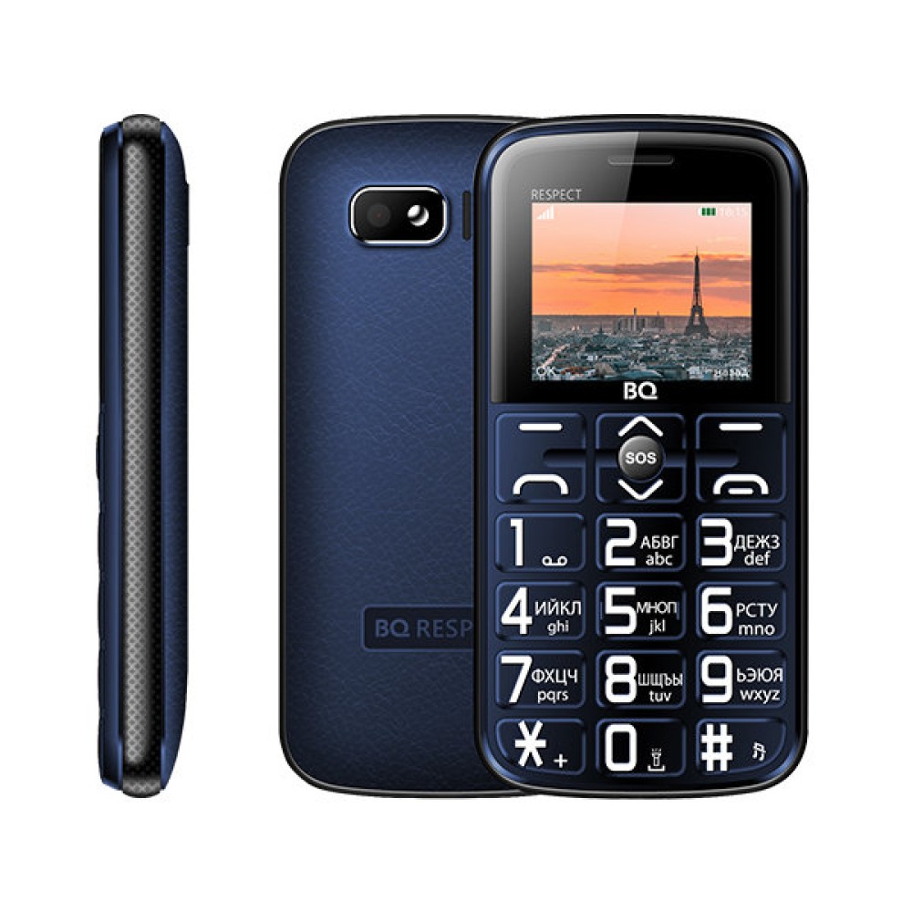 Мобильный телефон BQ 1851 Respect синий (1,77"/камера/1000mAh)