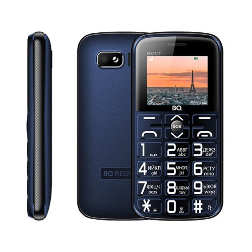 Мобильный телефон BQ 1851 Respect синий (1,77"/камера/1000mAh)