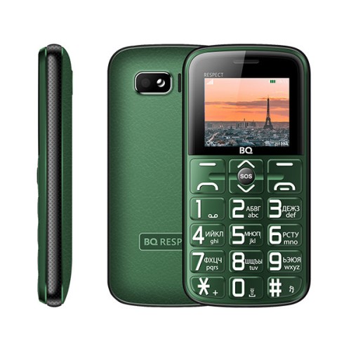 Мобильный телефон BQ 1851 Respect зеленый (1,77"/камера/1000mAh)