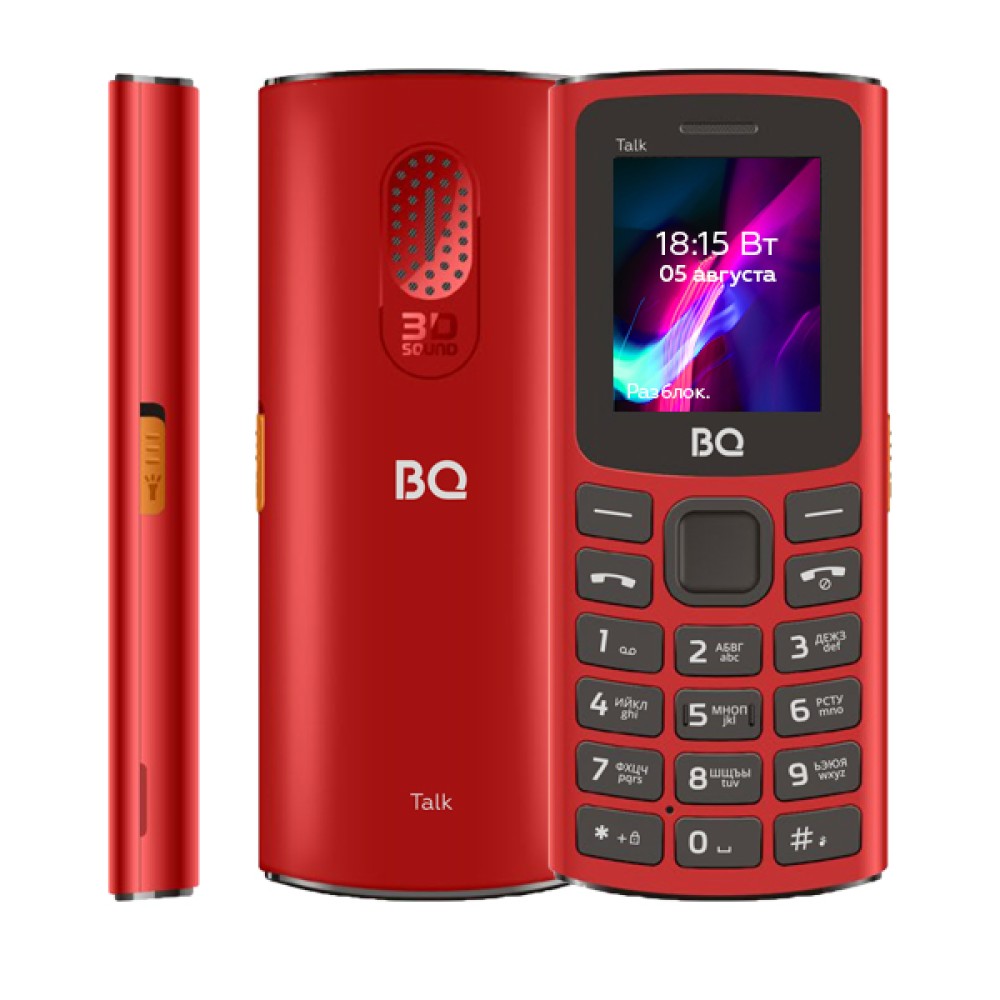 Мобильный телефон BQ 1862 Talk красный (1,77"/600mAh)