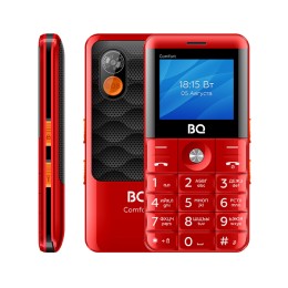 Мобильный телефон BQ 2006 Comfort красный+черный (2"/камера/1600mAh)