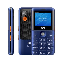Мобильный телефон BQ 2006 Comfort синий+черный (2"/камера/1600mAh)