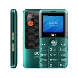 Мобильный телефон BQ 2006 Comfort зеленый+черный (2"/камера/1600mAh)